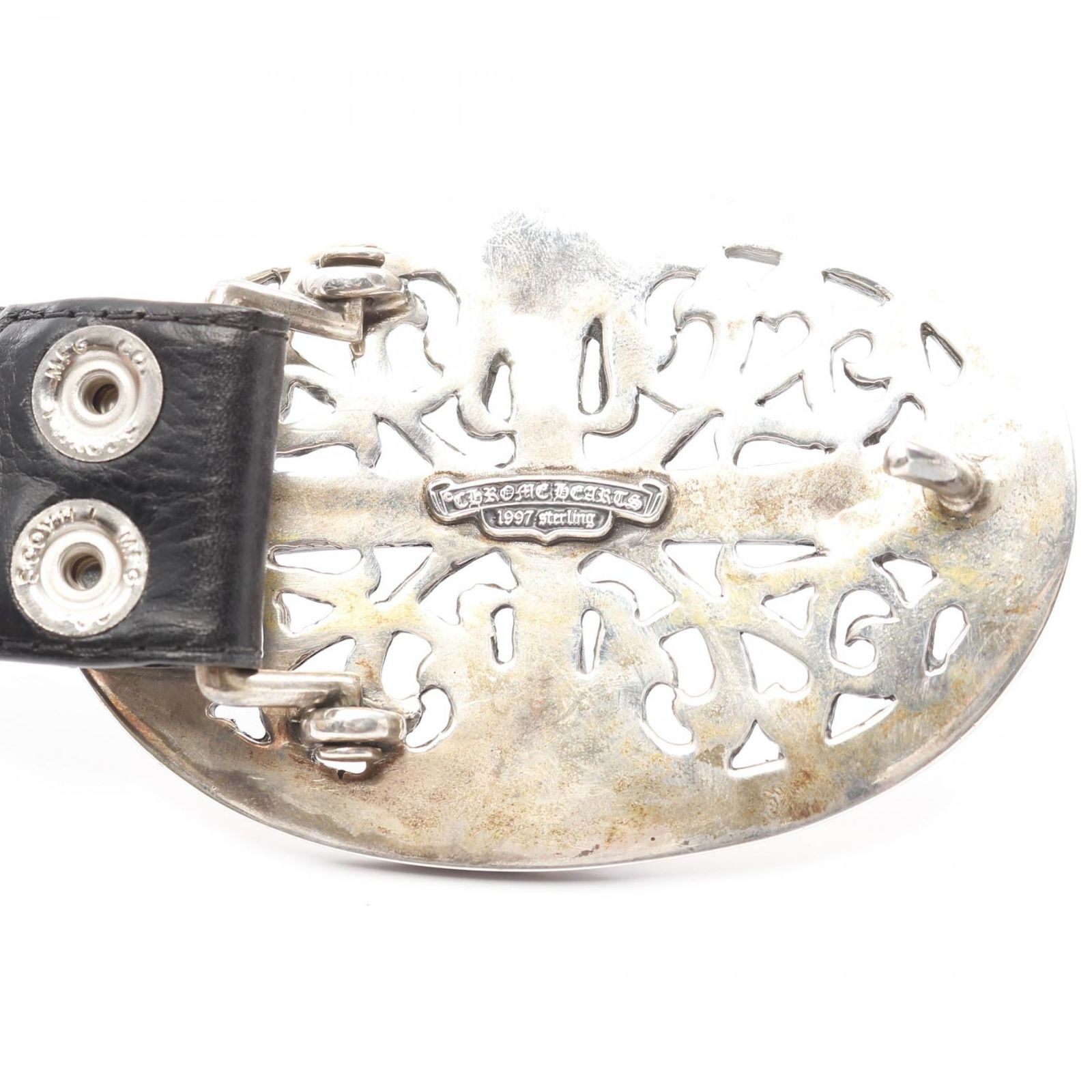 クロムハーツ CHROME HEARTS ベルト ラージクラシックオーバルクロス 
