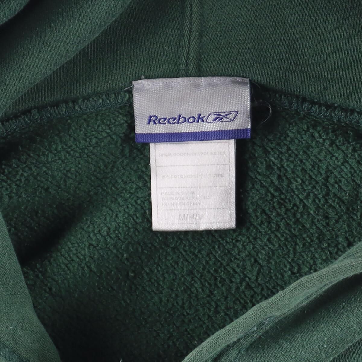 リーボック Reebok NFL GREEN BAY PACKERS グリーンベイパッカーズ 袖ロゴ スウェットプルオーバーパーカー メンズL /eaa268322