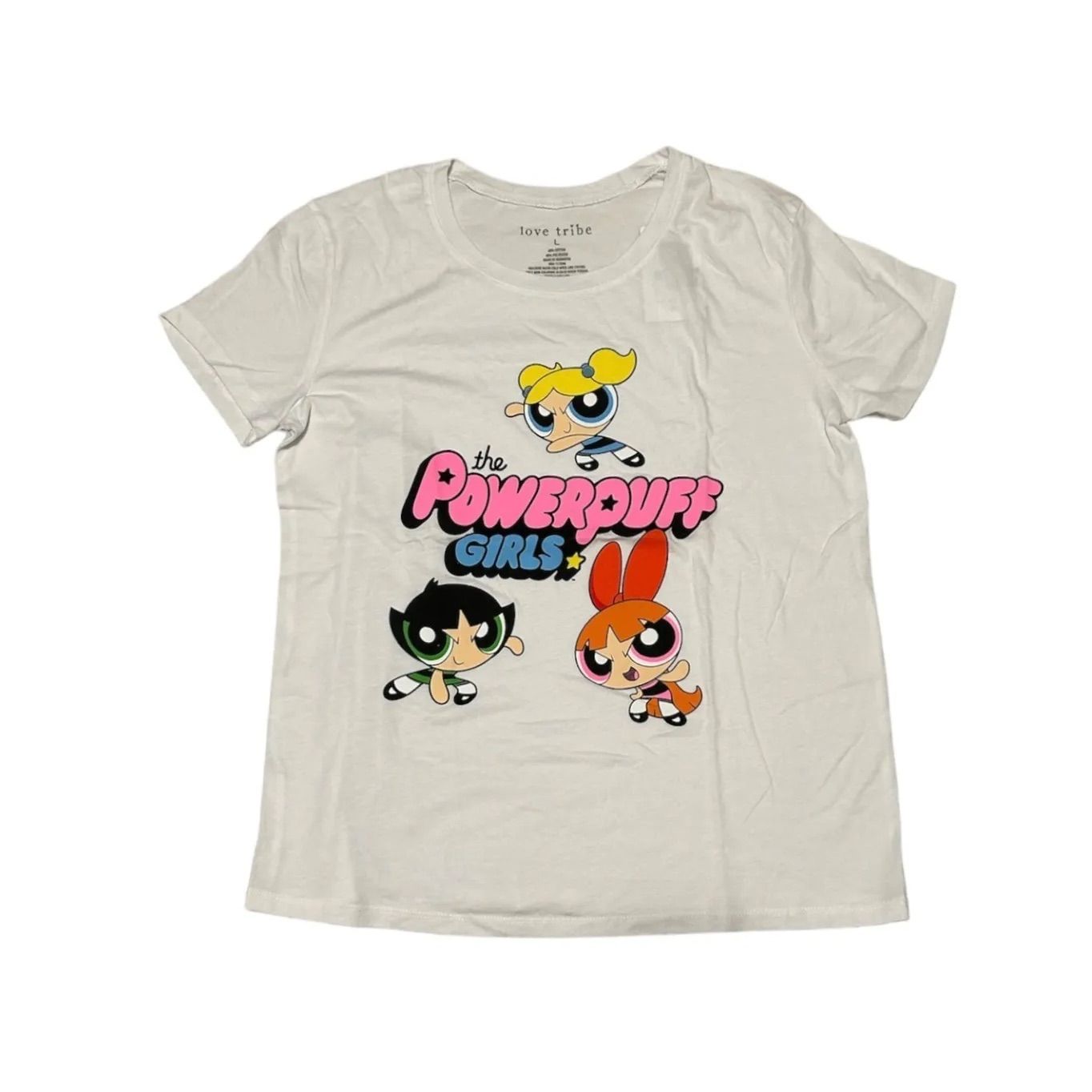 THE POWERPUFF GIRLS レディース Tシャツ パワーパフガールズ バター