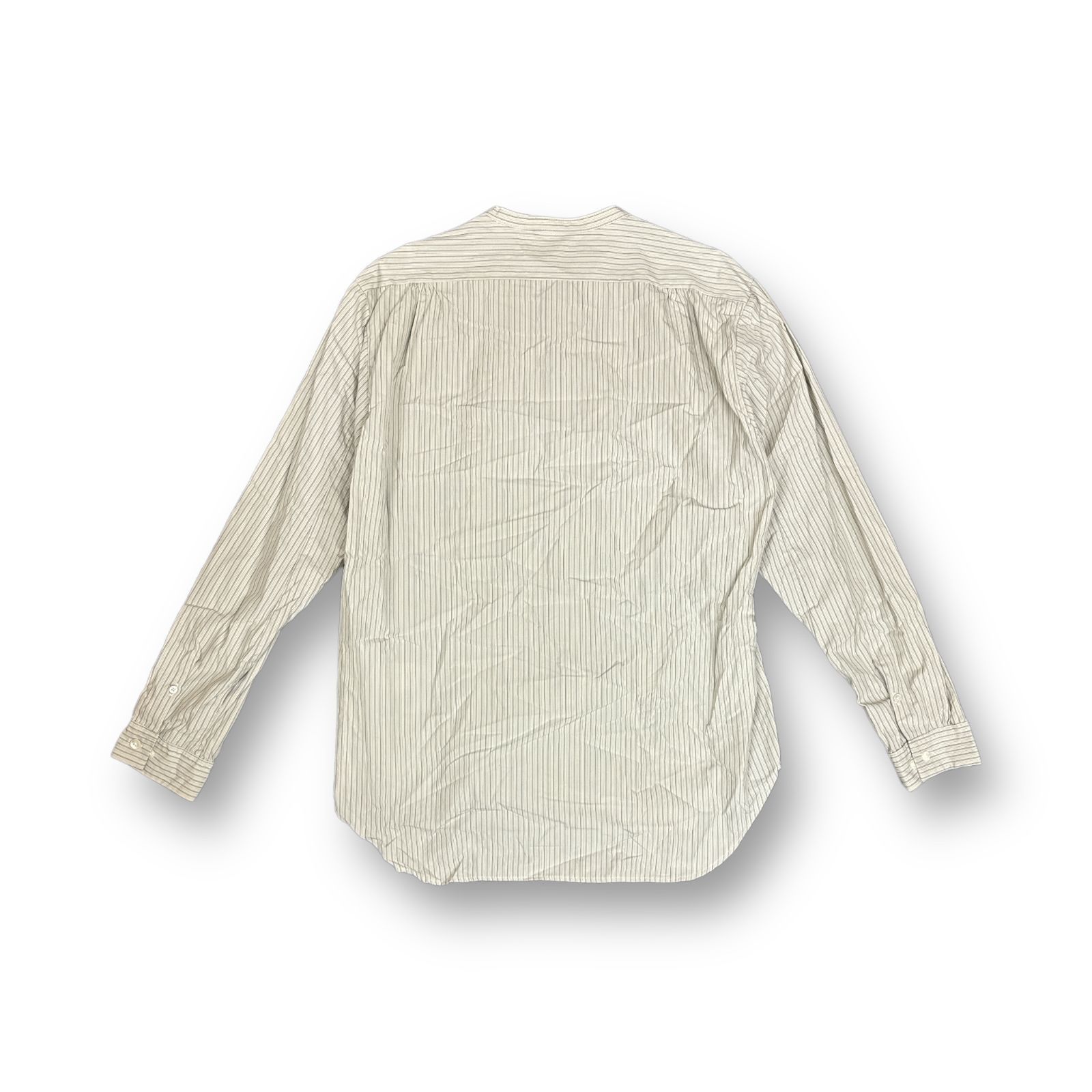 定価34100円 新品 SUGARHILL 23SS バンドカラー ストライプシャツ L/S  