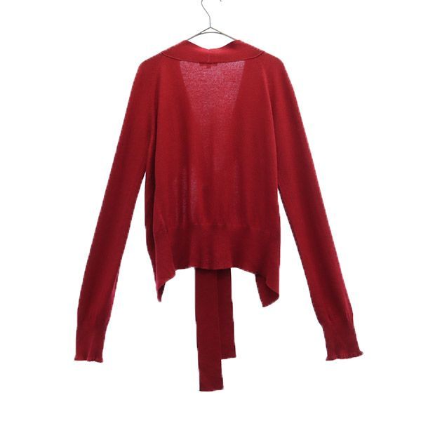 TO BE CHIC - トゥービーシック シルクブレンド 長袖 ニットカーディガン 2 レッド TO BE CHIC レディース トゥービーシック シルクブレンド ニットカーディガン 2 レッド