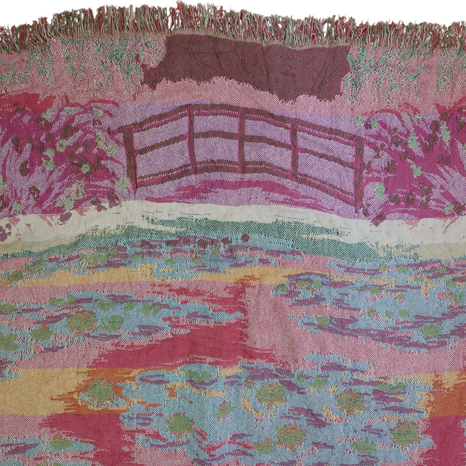 vintageラグ カーペット モネの庭 絵画 1325 - メルカリ