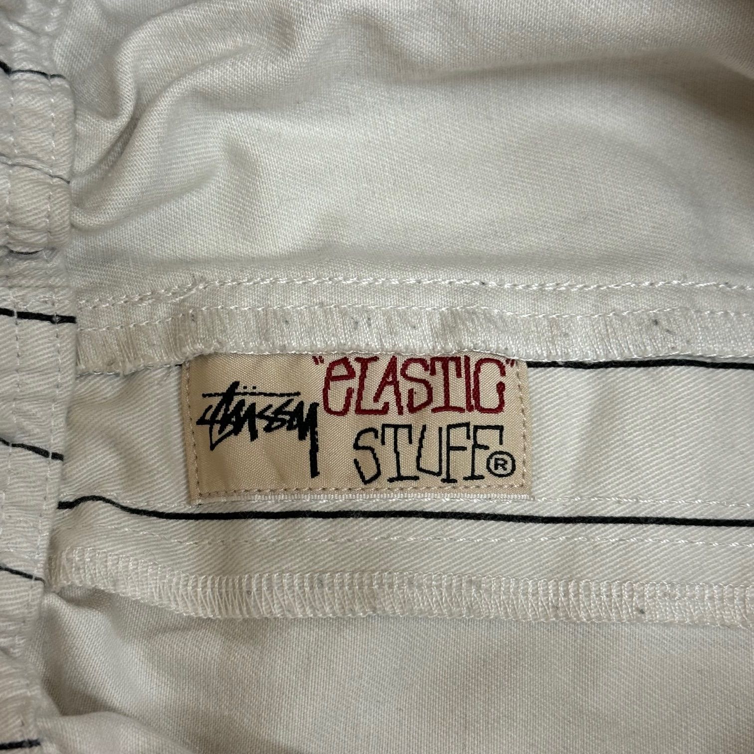 STUSSY 23SS BRUSHED BEACH SHORT BONE STRIPE ブラッシュド