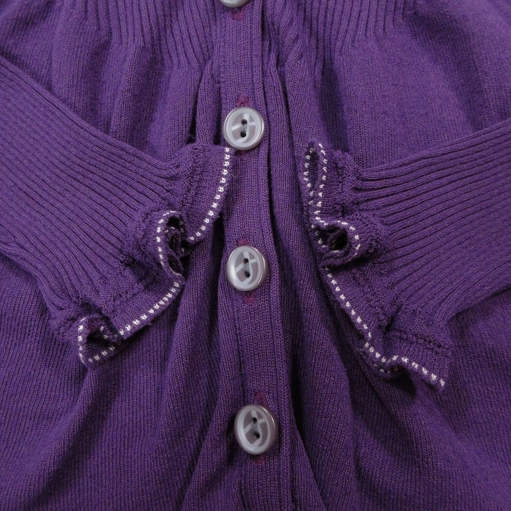 激安超特価 最大80%オフ  マリテフランソワジルボー 00s リブ フレア cardigan rib flare トップス