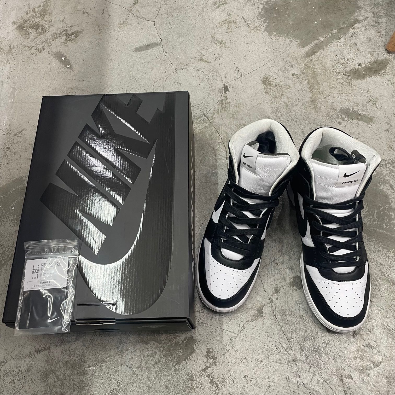 国内正規 AMBUSH Nike Dunk High Black アンブッシュ ダンクハイ 