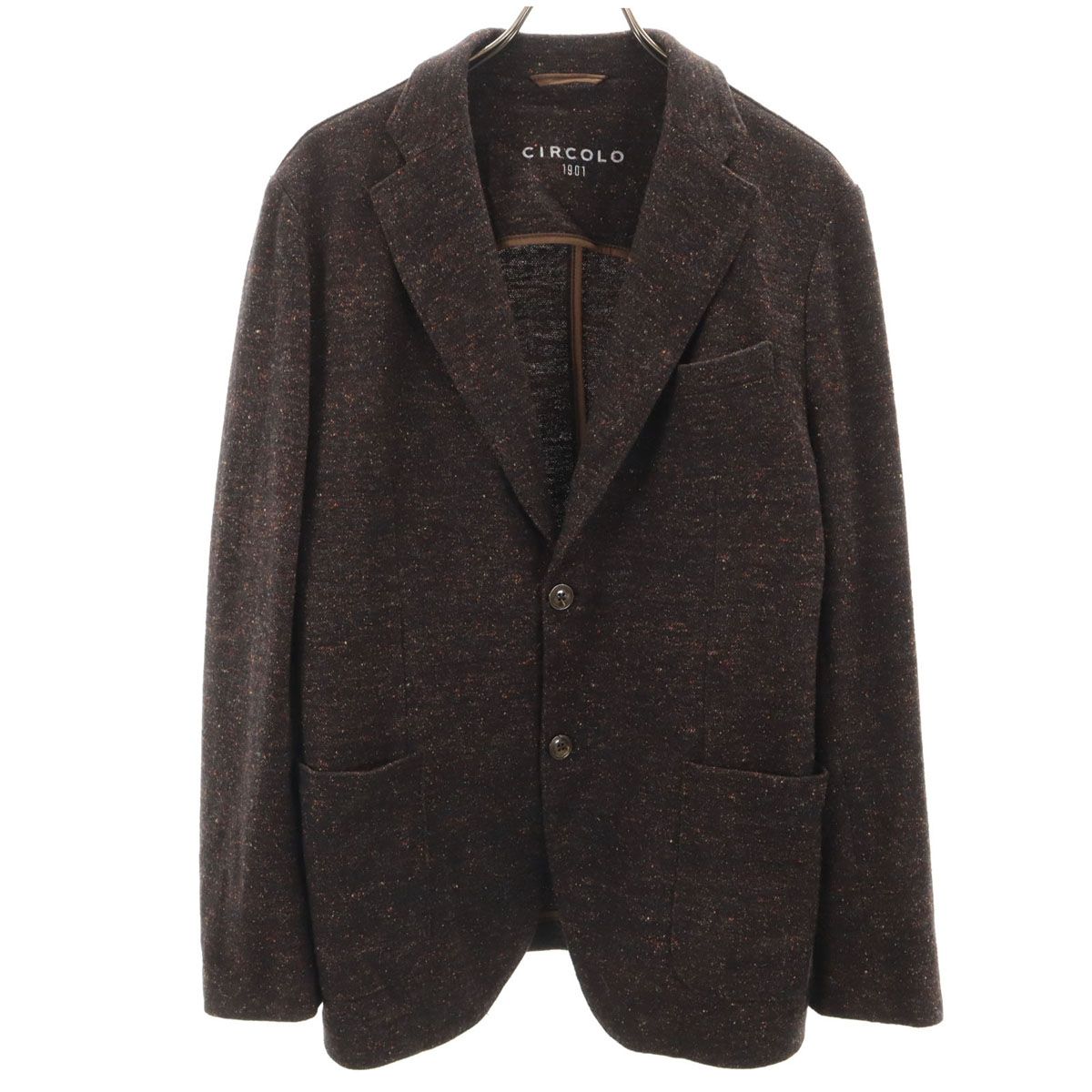 CIRCOLO1901 チルコロ1901 テーラードジャケット 48 ブラウン アンコン