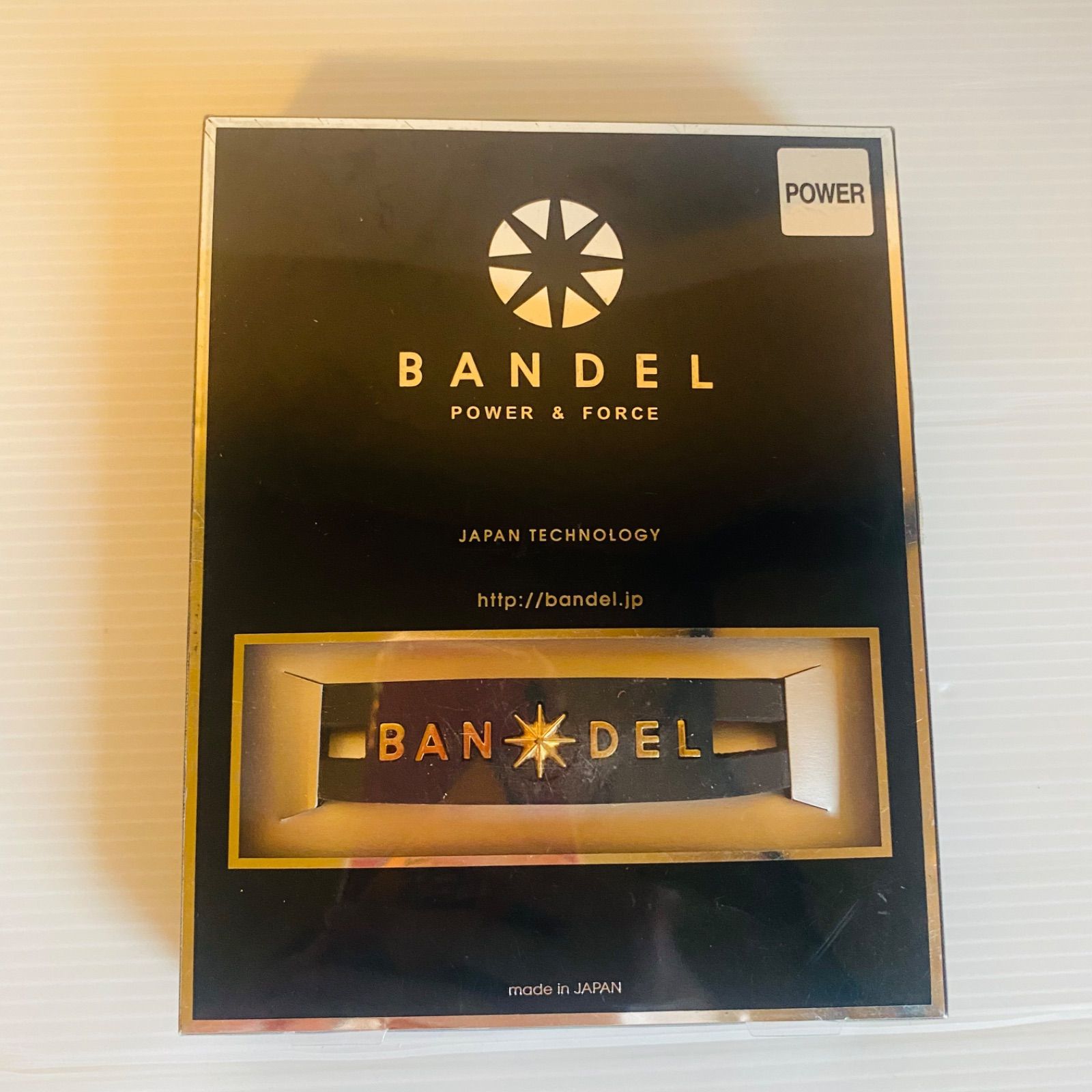 BANDEL(バンデル) メタルブレスレット （ブラック×ゴールド） S