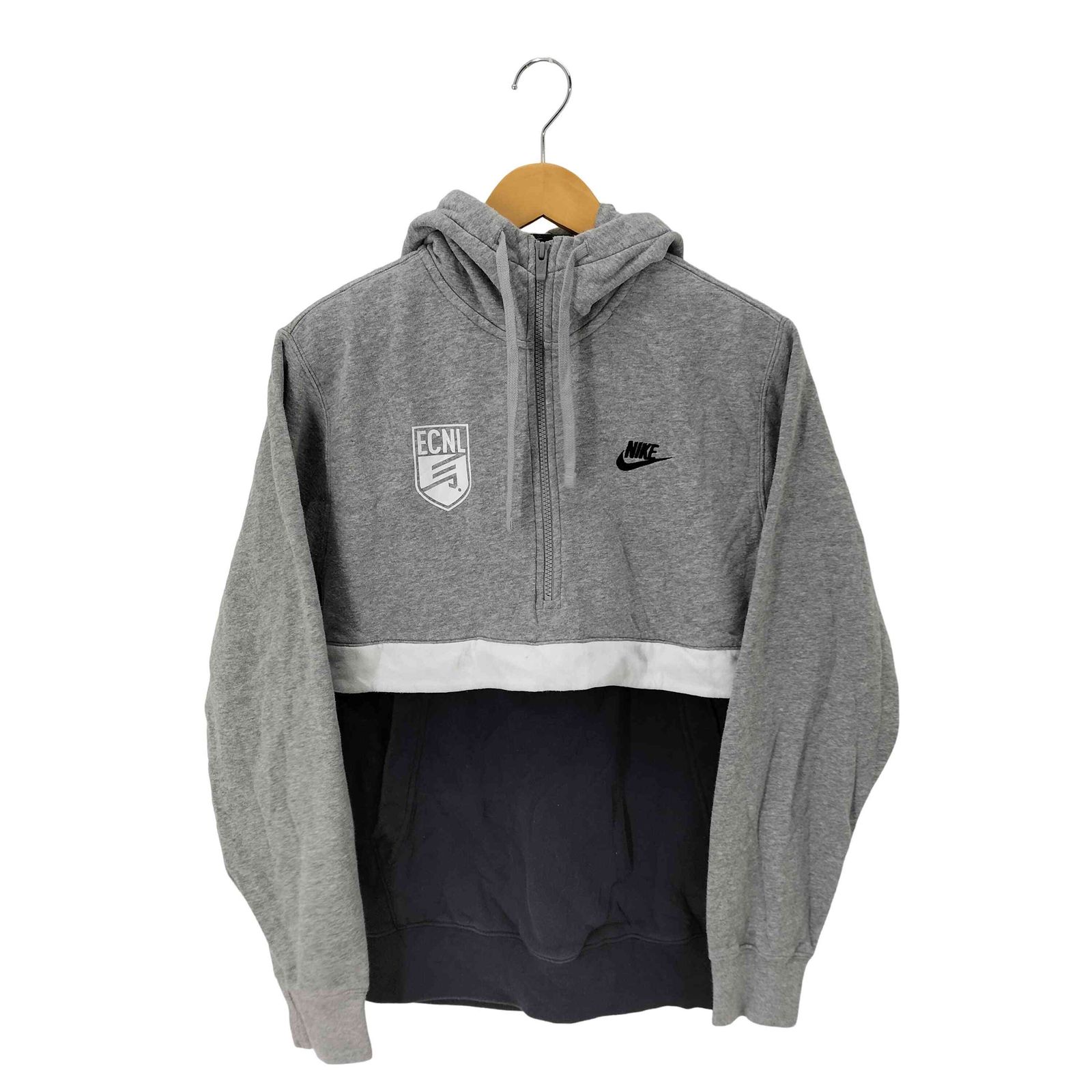 ナイキ NIKE ハーフジップバイカラーフーディー メンズ import：M 