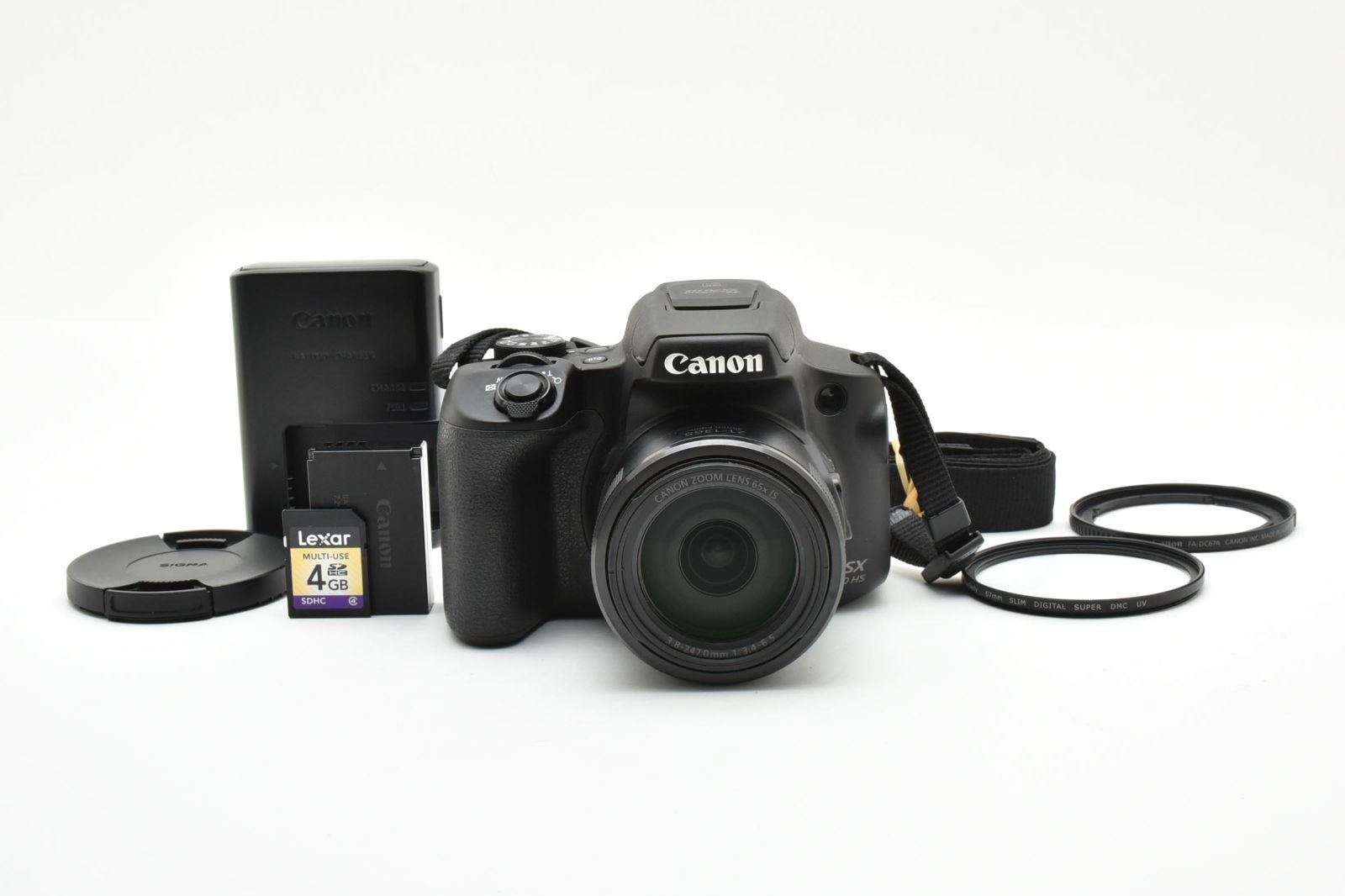 上品 キヤノン CANON PowerShot SX70 HS 光学65倍ズーム EVF内蔵 Wi-FI対応 OB3282 781