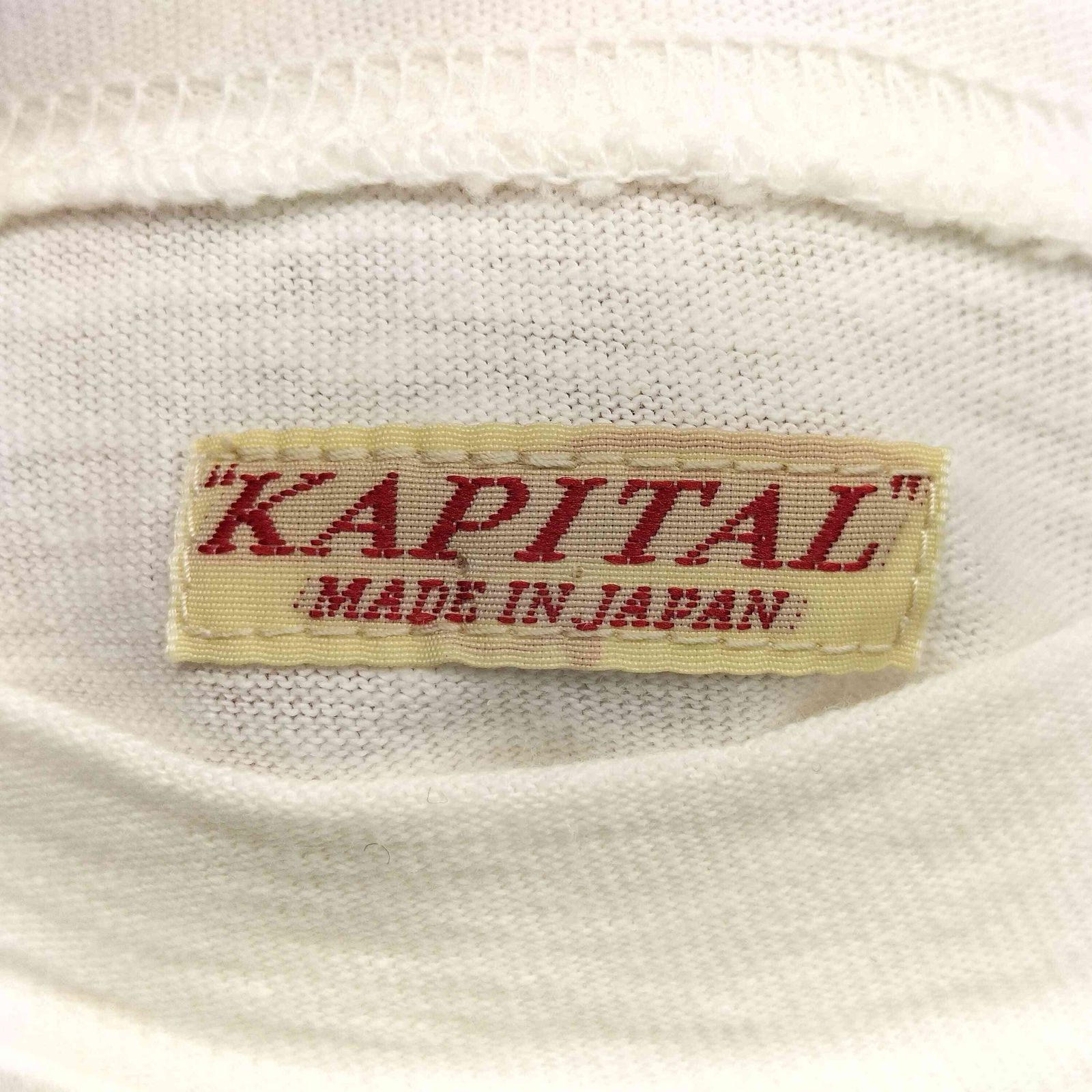 キャピタル kapital 天竺 バンダナ HUGE-T 半袖T KAPITAL - オパール天竺 バンダナHUGE-T - BLUE NEON