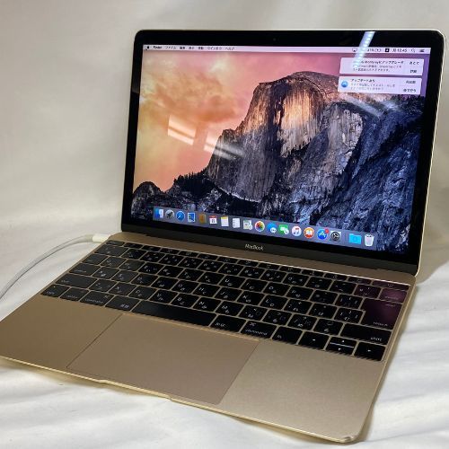 ☆【中古品】MacBook (12-inch, Early 2015)(Intel-m/8GB/256GB) A1534 