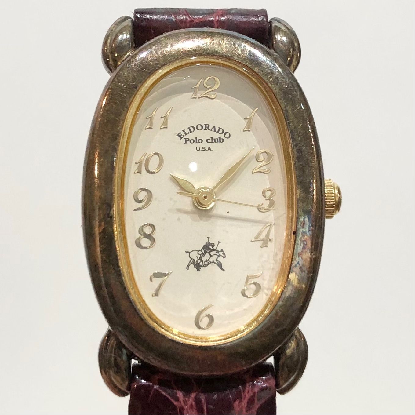 823 エルドラド ポロ クラブ 腕時計 クォーツ シルバー ELDORADO POLO 