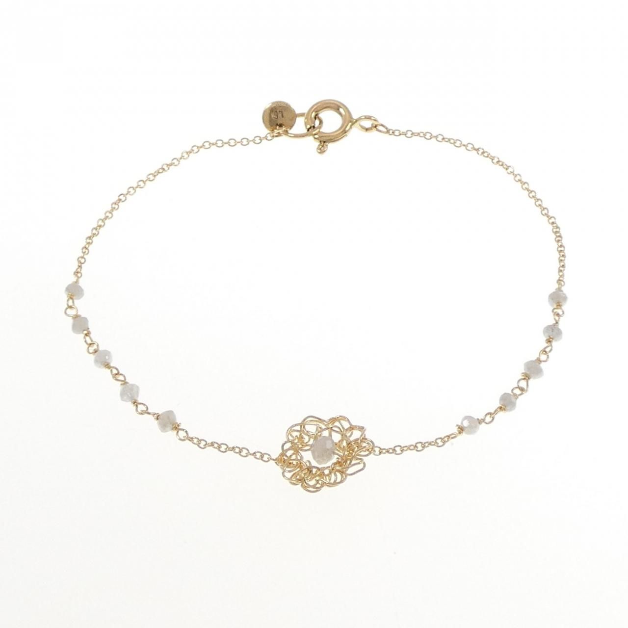 750YG ダイヤモンド ブレスレット - メルカリ 