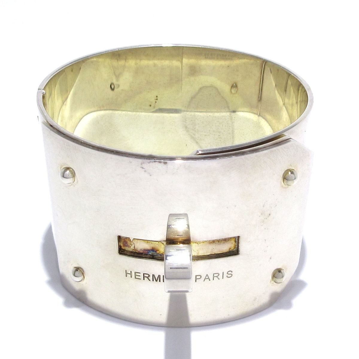 HERMES エルメス バングル ケリーブレスレット シルバー サイズ SH