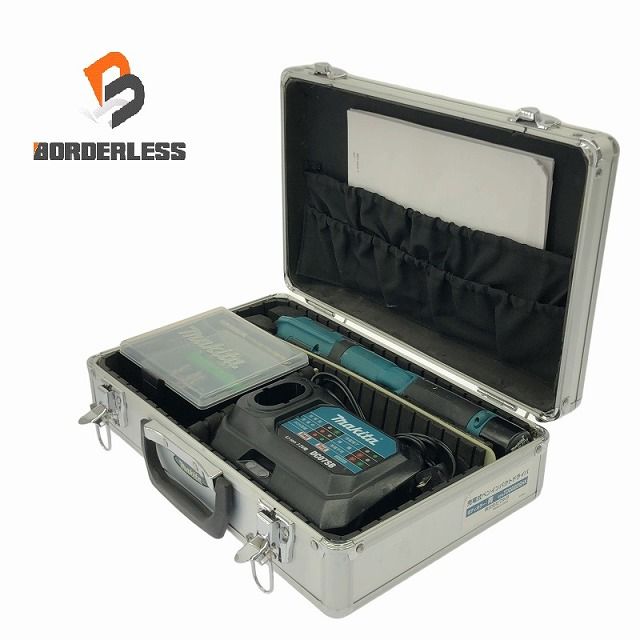 マキタ 7.2V 充電式ペンインパクトドライバー TD022DSHX 青|ブルー バッテリ2個 7.2V1.5Ah 充電器 ケース付 コードレス 108291
