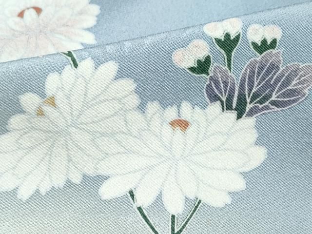 平和屋着物○訪問着 友禅 枝花文 暈し染め 正絹 逸品 CAAZ1132vf