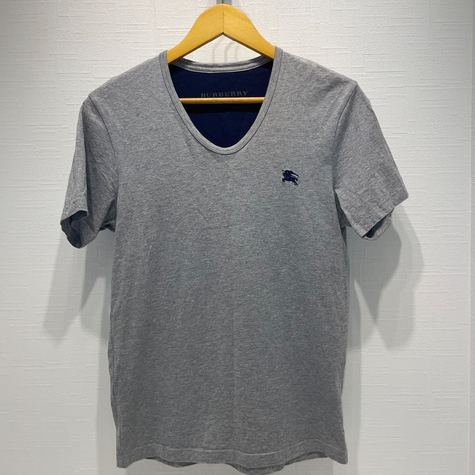 値下げ！バーバリー BURBERRY Tシャツ メンズ 夏服 半袖 ブランド古着 