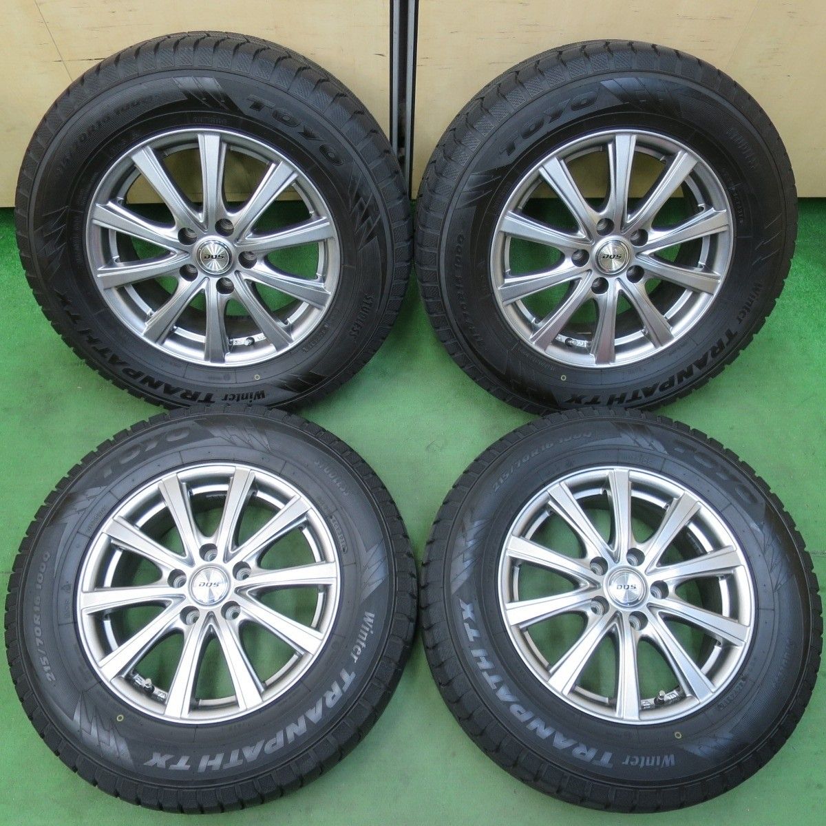 タイヤはバリ溝＆ヒビ無し！205/55R16トーヨー ガリットKX＆良品アルミ7-16+48 5/114、100 4本セット ★レガシィ アルテッツァ アクセラ トーヨータイヤ - TOYOTIRES 205⁄55R16 PROXEScomfort YA1696の通販 by