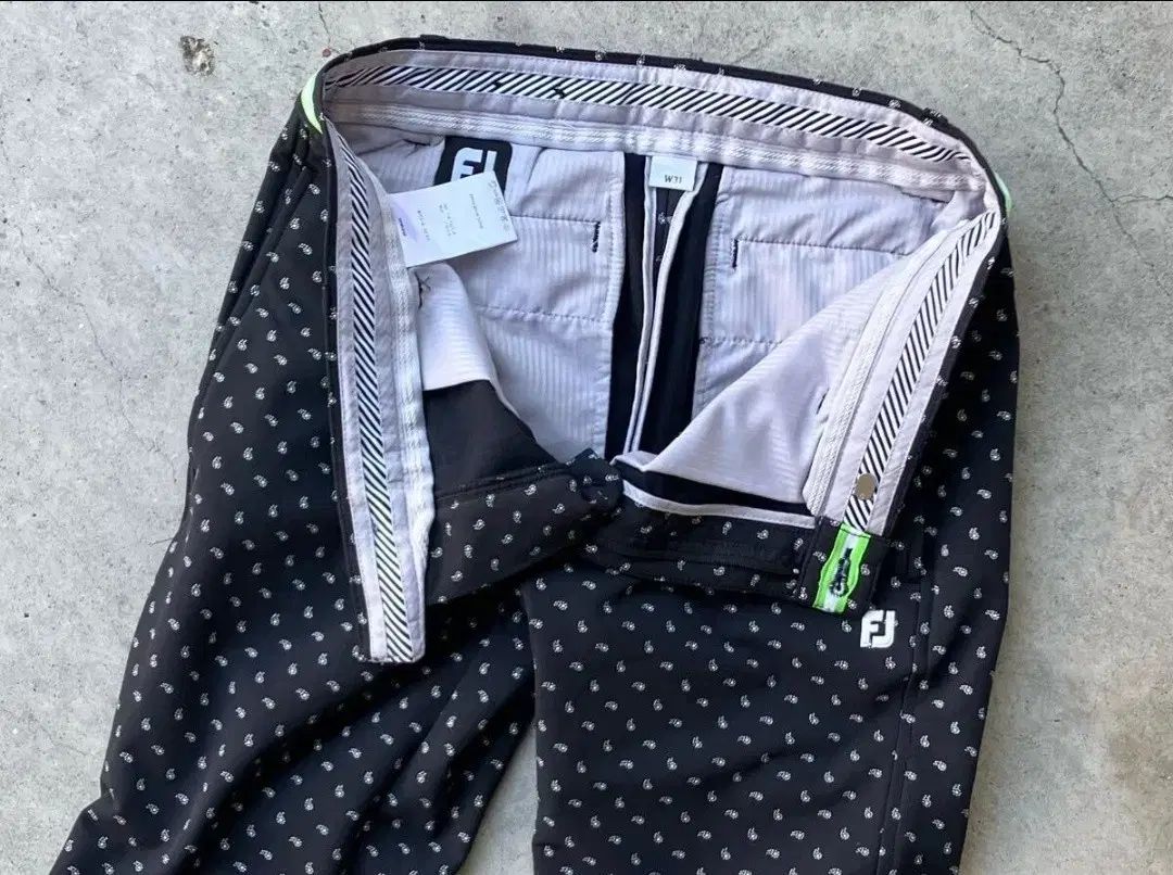 FJ FootJoy フットジョイ パータン ゴルフ パンツ W31 黒