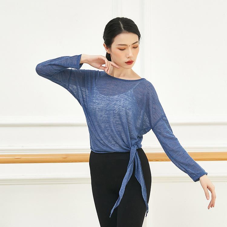 レディース シースルー 大人 トップス Tシャツ バレエ バレエ