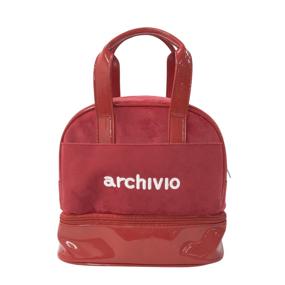 ARCHIVIO アルチビオ 二層式 カートバッグ レッド系 [2401