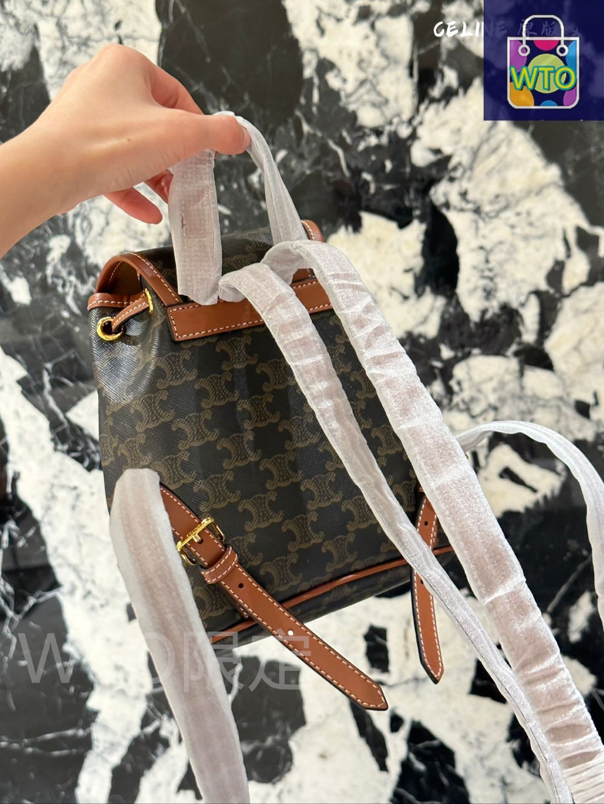 今日特価】Celine ヴィンテージモチーフ mini リュックサック