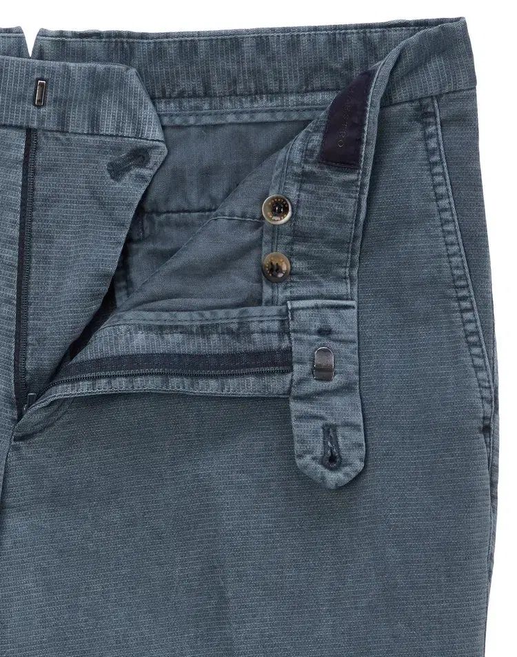 Maestro 秋冬用 ウォッシュ コットンブレンド パンツ ダークブルー 38 39