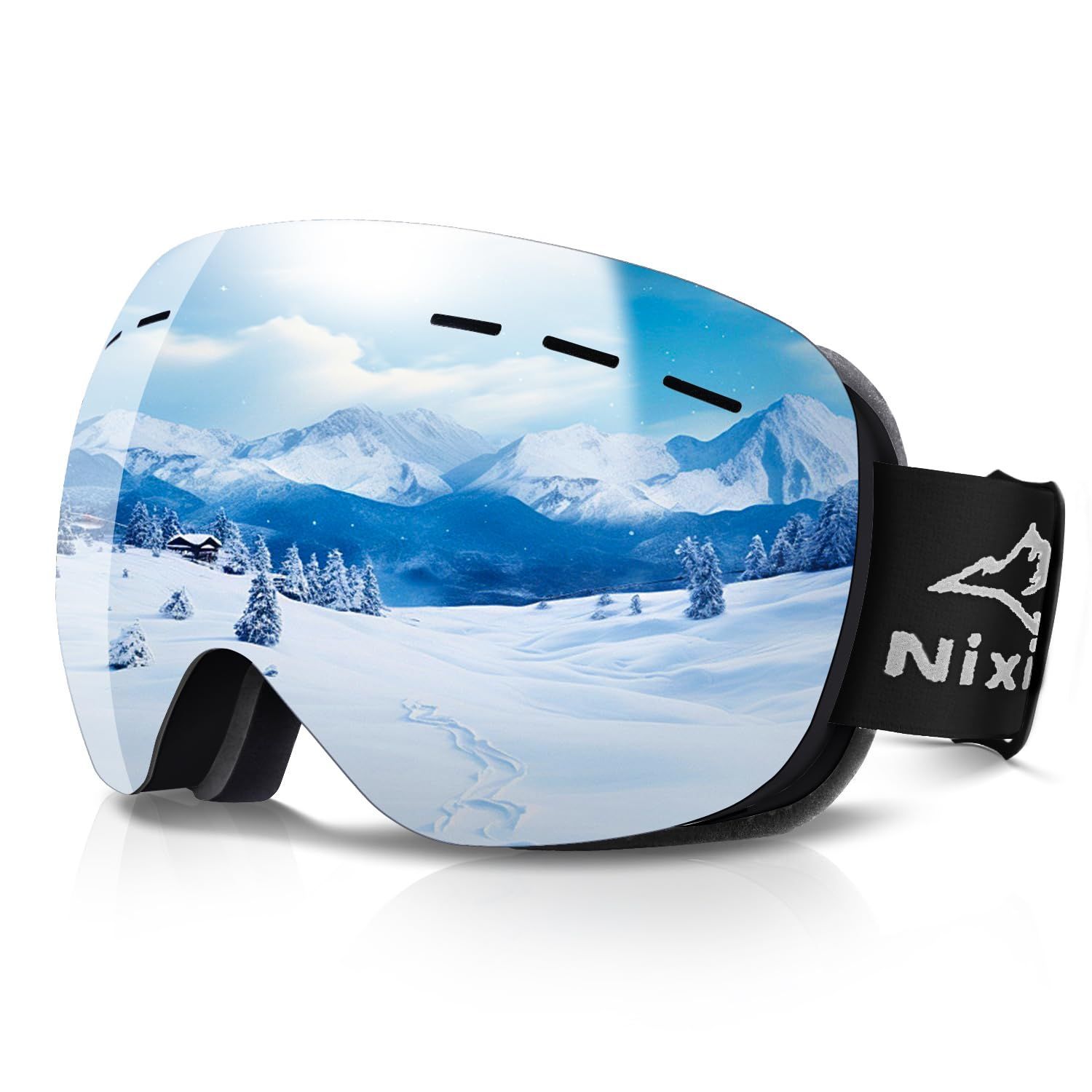 新品 フォリオ FOLIO ゴーグル ミラー レンズ3枚！ スキー スノボー