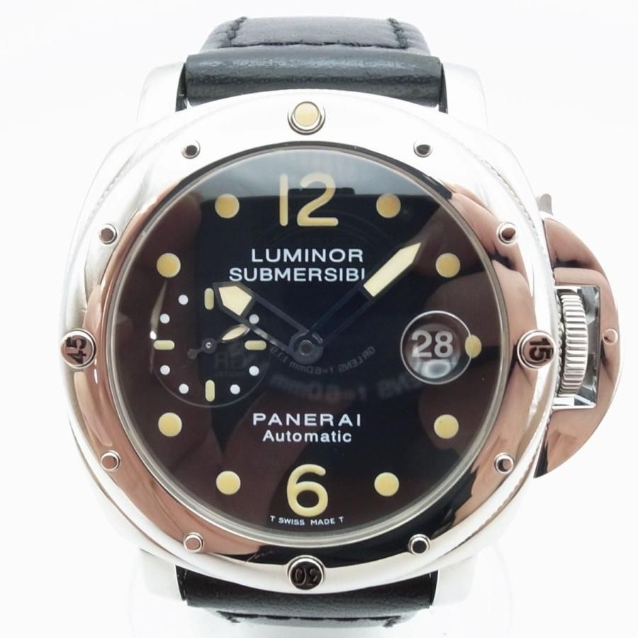 パネライ ルミノール サブマーシブル PAM00024 A番 ピカサブ SS 自動巻き メンズ 時計 PANERAI - メルカリ