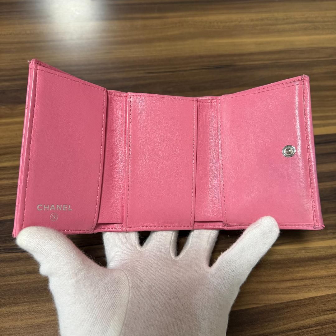 ⭐️美品 31番台⭐️CHANEL シャネル 財布 三つ折り マトラッセ ココ