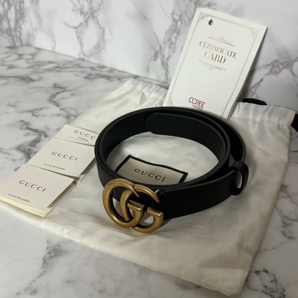95 38 グッチ マーモント ゴールド ベルト