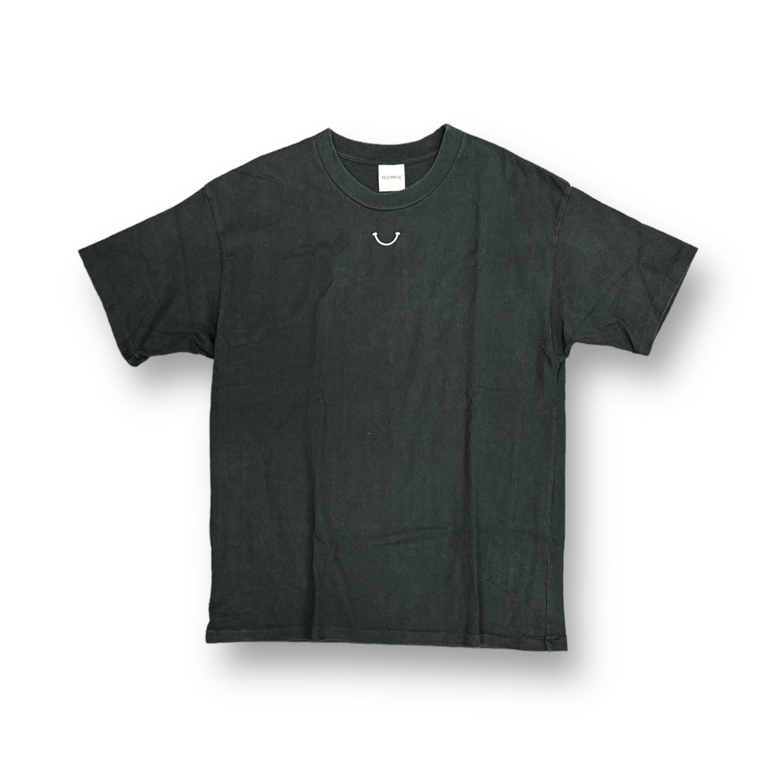 READYMADE 23SS S/S T-SHIRT SMILE / BLK ロゴプリント Tシャツ レディメイド RE-CO-BK-00-00-244 ブラック XL  71404A3