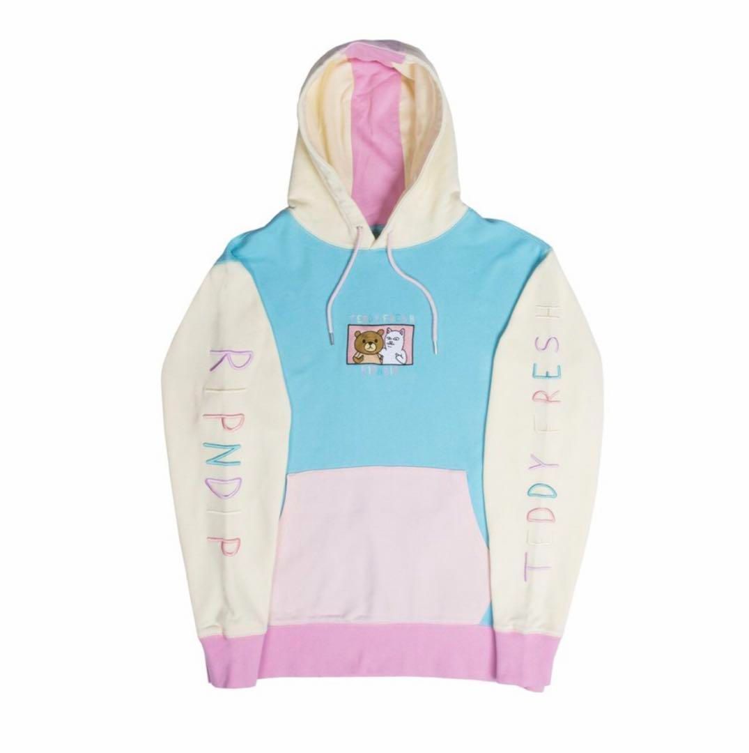 リップンディップ RIPNDIP パーカー S teddy fresh BFF マルチカラー  