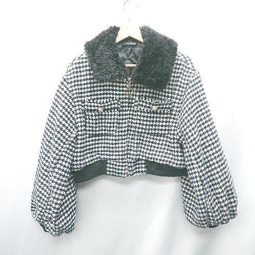 ◇ ⊇ onespo ワンスポ 千鳥格子柄 長袖 ジャケット サイズM ◇ ⊇ onespo ワンスポ 千鳥格子柄 長袖 ジャケット サイズM