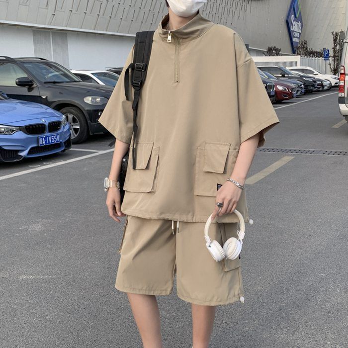 ジャージ 上下セット メンズ 夏服 tシャツ メンズ 半袖 上下セット ハーフパンツ セットアップ メンズ 夏 無地 スウェット メンズ 上下セット カジュアル おしゃれ 大きいサイズ sTAG615
