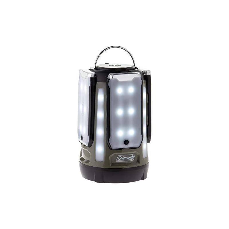 【新着商品】【.限定】コールマン(Coleman) ランタン クアッドマルチパネルランタン LED 乾電池式 約800ルーメン オリーブ