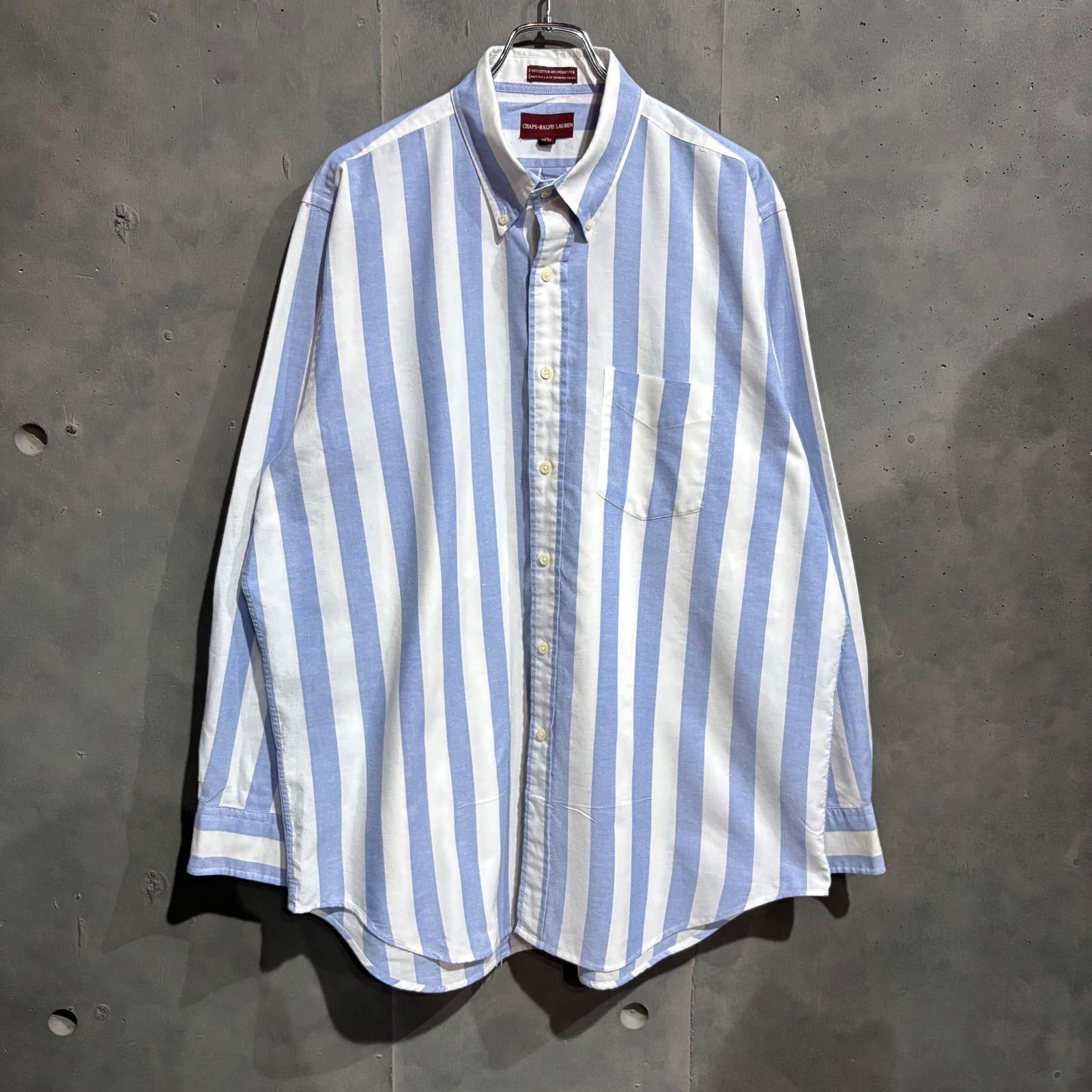 70s CHAPS RALPH LAUREN オックスフォードストライプシャツ