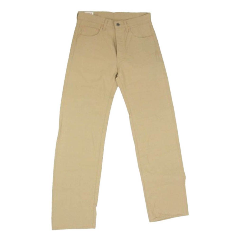 ONI DENIM 鬼デニム ONI200-8BE ワイドストレート 8oz ベタシャン セルビッジ シャンブレー パンツ ベージュ系 29 新古品 ♥