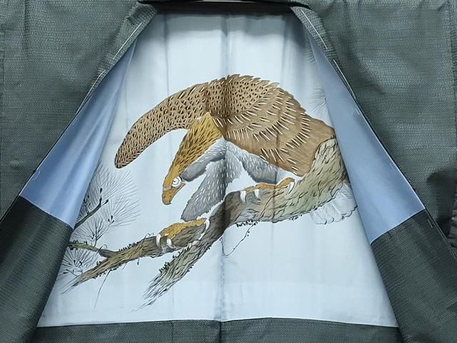 平和屋着物●男性　本場大島紬　アンサンブル　100亀甲　総詰め　証紙付き　正絹　逸品　CAAU9665vf 平和屋着物○男性 本場大島紬 アンサンブル 100亀甲 総詰め 証紙付き