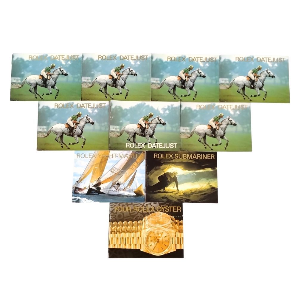 ROLEX ロレックス 冊子 計10冊 DATEJUST/YACHT-MASTER/SUBMARINER/OYSTER 正規品 / 40412
