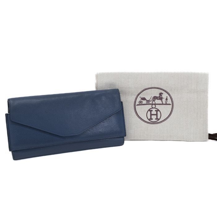 エルメス HERMES パッサン ロング エバーカラー (レザー) SV金具