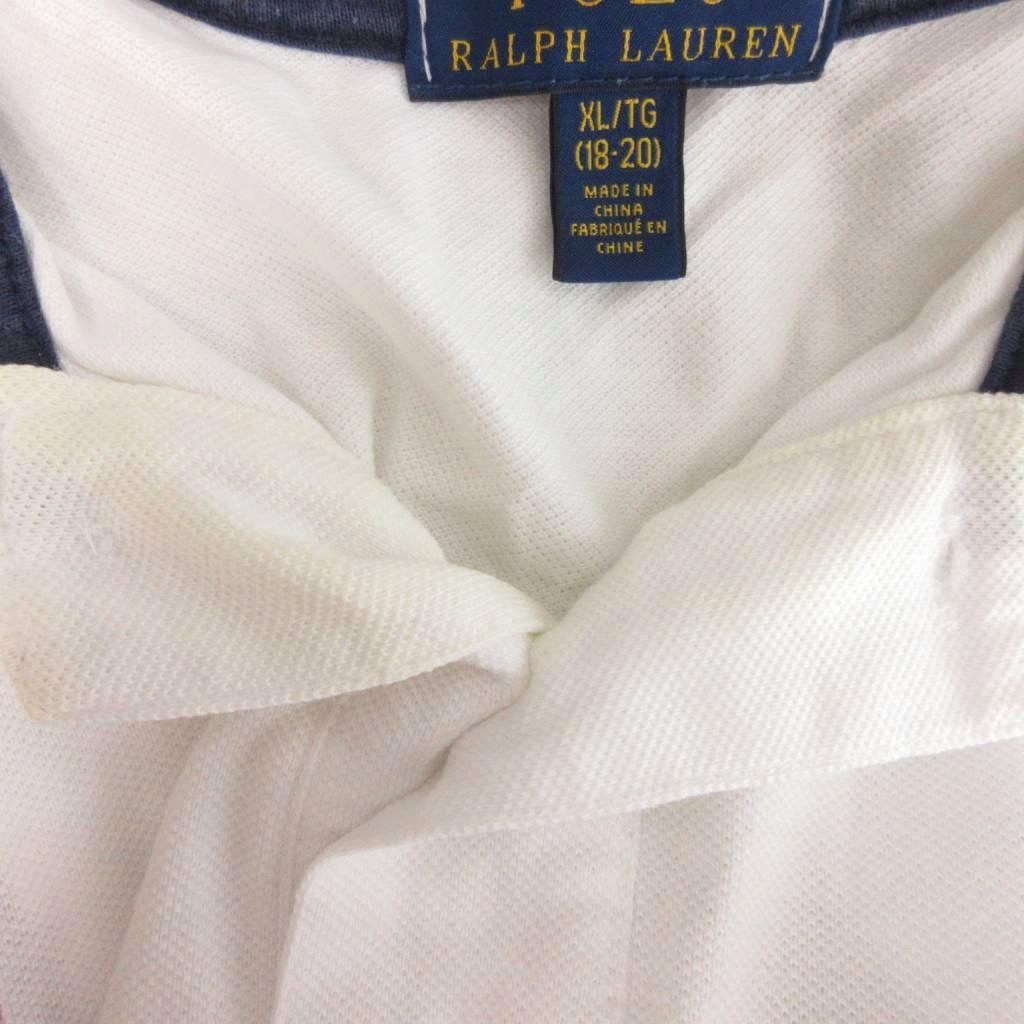 【試着のみ】ラルフローレンポロシャツ 鹿の子ロゴ刺繍 大人気ホワイトポニー 楽天市場】POLO by Ralph LaurenラルフローレンBoy'sビッグ