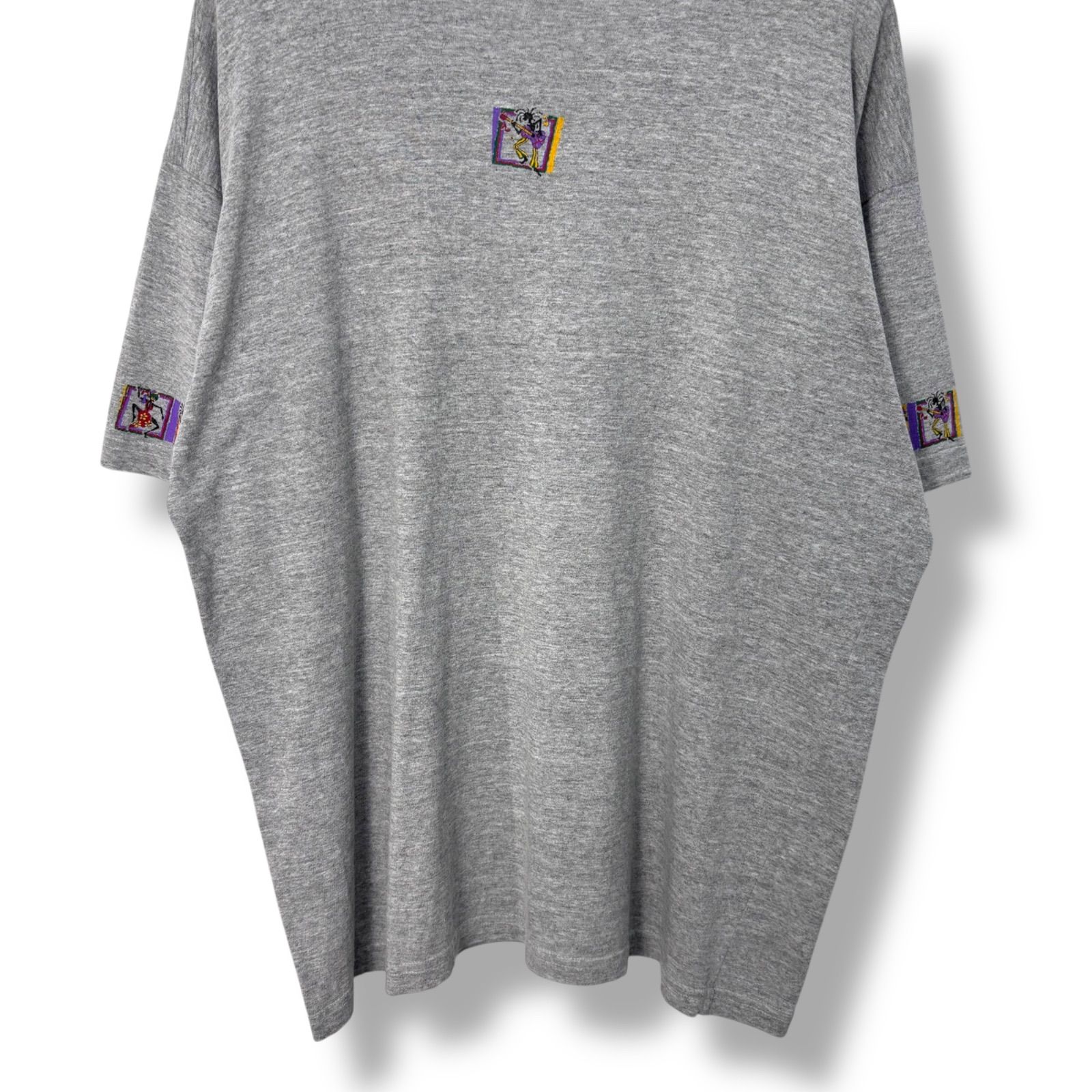 90s ANTIGUA SHADOW MAN Print T-Shirt 【L】 90年代 アンティグア T 