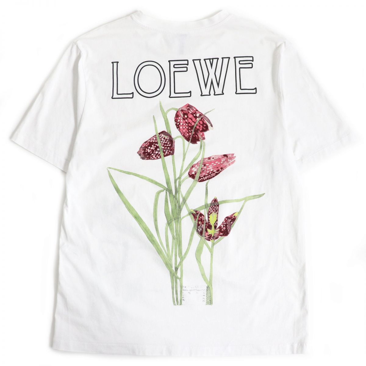 ロエベ フラワープリントTシャツ ホワイト LOEWE ロエベ フラワープリント ホワイト Tシャツ - メルカリ