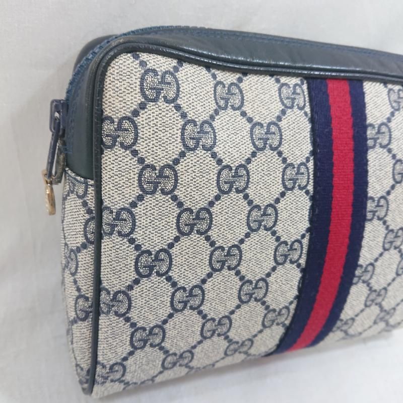 【美品】オールドグッチ シェリーライン アクセコ ポーチ GG GUCCI グッチ ポーチ gucci accessory collection パフューム