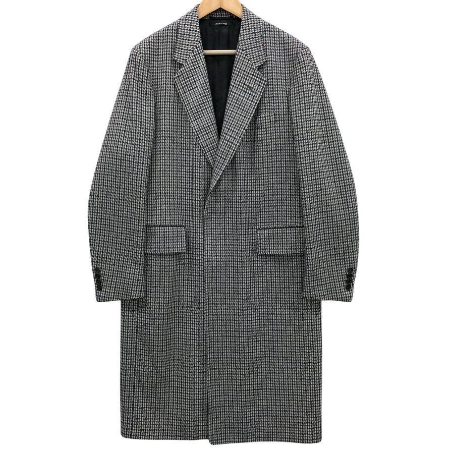 【最高級】dunhill ダンヒル アルパカ 100% コート ロング ウール ダンヒル ロンドン メンズ チェスターコート ウール100% 【AFB42