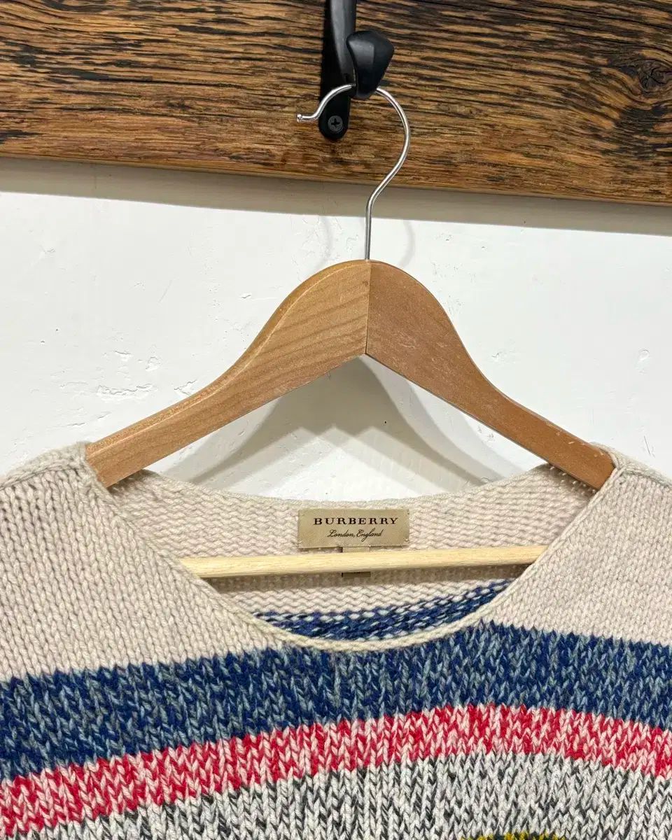 Burberry 20AW BURBERRY バーバリー マルチカラー ストライプ ニット