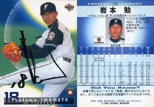 元日本ハムファイターズ　岩ちゃん　岩本勉さん　直筆サイン入りグローブ　美品 元日本ハムファイターズ 岩ちゃん 岩本勉さん 直筆サイン入り