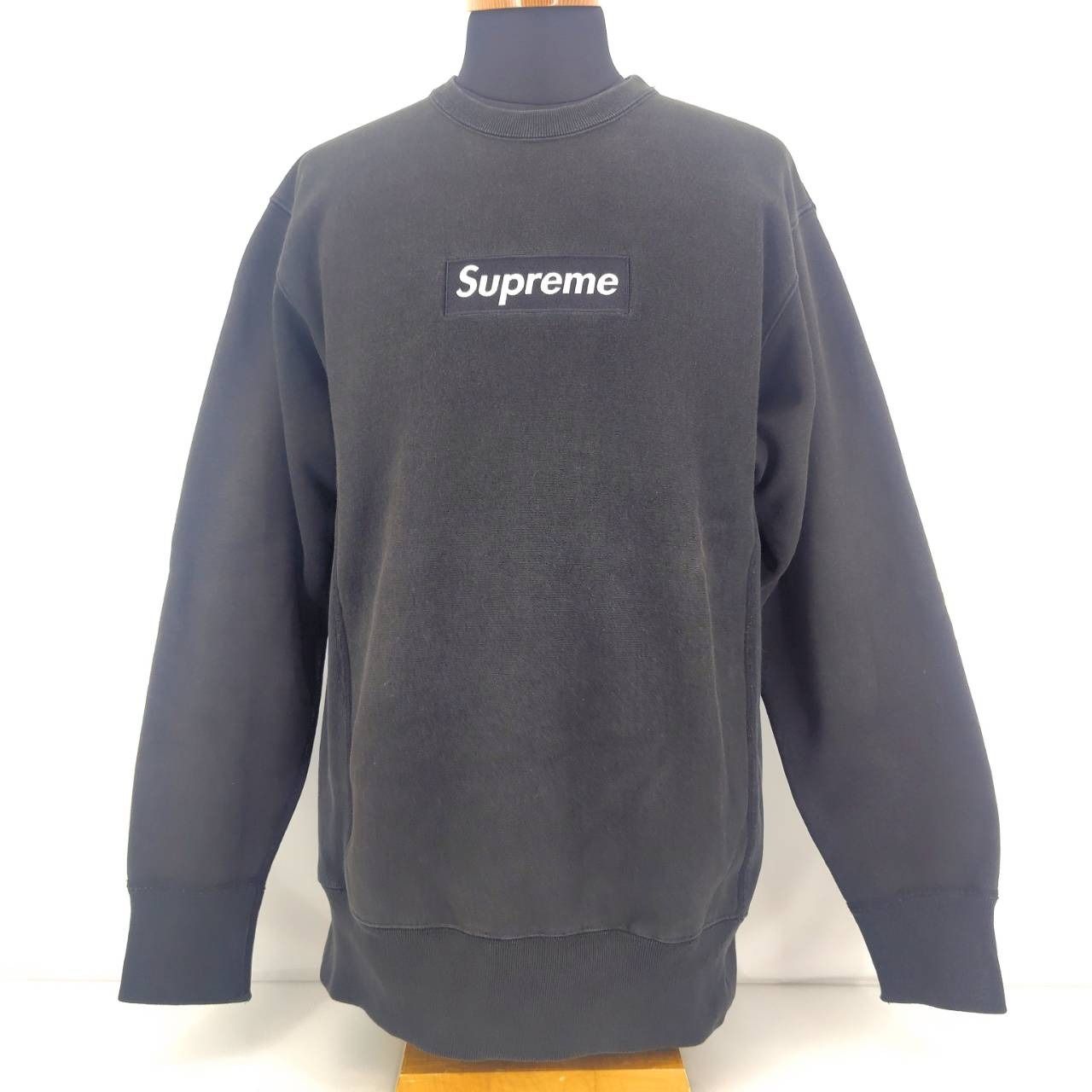 05wm03410 Supreme シュプリーム Box Logo Crewneck ボックスロゴ クルーネック スウェット 初期 紙タグ ブラック/黒  Mサイズ メンズ 【中古品】 - メルカリ