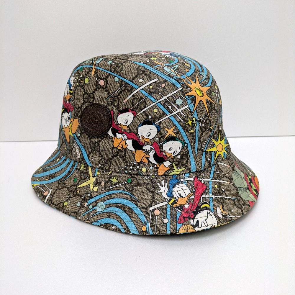 Dz806381 グッチ 帽子 フェドラハット ドナルドダック ディズニー GGスプリーム 648844 4HACS GUCCI
